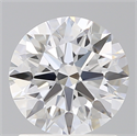Lab Created Diamond 1.42 Carats, Round with Ideal Cut, D Color, VS1 Clarity and Certified by IGI