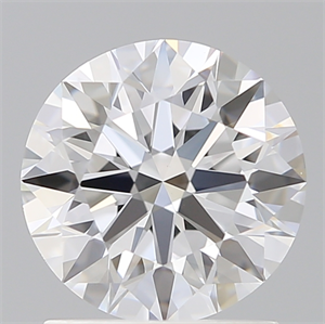 Picture of Lab Created Diamond 1.42 Carats, Round with Ideal Cut, D Color, VS1 Clarity and Certified by IGI
