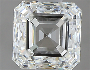 Picture of 0.93 Carats, Asscher J Color, VVS2 Clarity and Certified by GIA