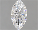 0.62 Carats, Marquise D Color, IF Clarity and Certified by GIA