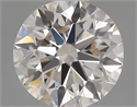 0.61 Carats, Round with Excellent Cut, K Color, IF Clarity and Certified by GIA