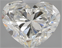 1.02 Carats, Heart H Color, VVS1 Clarity and Certified by GIA