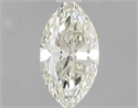 0.50 Carats, Marquise L Color, SI1 Clarity and Certified by GIA