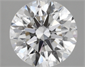 Lab Created Diamond 3.17 Carats, Round with excellent Cut, F Color, vs1 Clarity and Certified by GIA