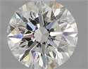 0.46 Carats, Round with Excellent Cut, H Color, VVS1 Clarity and Certified by GIA