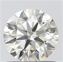 0.81 Carats, Round with Excellent Cut, M Color, SI1 Clarity and Certified by GIA