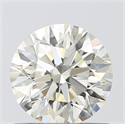0.73 Carats, Round with Excellent Cut, K Color, VVS2 Clarity and Certified by GIA