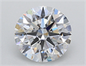 Lab Created Diamond 1.27 Carats, Round with Ideal Cut, E Color, VVS2 Clarity and Certified by IGI