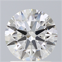 Lab Created Diamond 1.69 Carats, Round with Ideal Cut, G Color, VVS2 Clarity and Certified by IGI