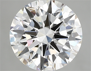 Picture of Lab Created Diamond 3.23 Carats, Round with excellent Cut, F Color, vs1 Clarity and Certified by GIA