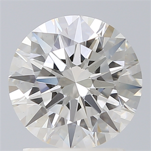 Picture of Lab Created Diamond 1.81 Carats, Round with Ideal Cut, G Color, VS2 Clarity and Certified by IGI