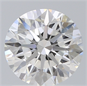 Lab Created Diamond 1.52 Carats, Round with Excellent Cut, E Color, VVS2 Clarity and Certified by IGI