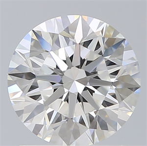 Picture of Lab Created Diamond 1.52 Carats, Round with Excellent Cut, E Color, VVS2 Clarity and Certified by IGI