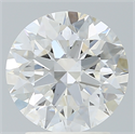 Del inventario de diamantes de laboratorio, 2.43 quilates, Redondo , Color F, claridad VS2 y certificado IGI