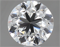 0.70 Carats, Round with Good Cut, F Color, VVS1 Clarity and Certified by GIA