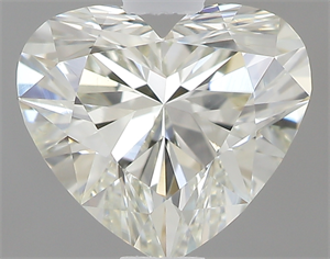 Picture of 0.61 Carats, Heart L Color, VS1 Clarity and Certified by GIA