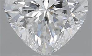 Picture of 0.51 Carats, Heart E Color, VVS1 Clarity and Certified by GIA