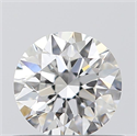 0.51 Carats, Round with Excellent Cut, F Color, IF Clarity and Certified by GIA