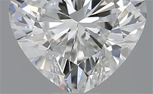 Picture of 0.51 Carats, Heart H Color, VVS2 Clarity and Certified by GIA