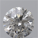 0.70 Carats, Round with Excellent Cut, G Color, I2 Clarity and Certified by GIA