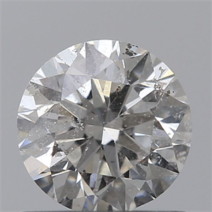 Picture of 0.70 Carats, Round with Excellent Cut, G Color, I2 Clarity and Certified by GIA