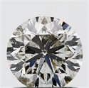 0.90 Carats, Round with Very Good Cut, I Color, I1 Clarity and Certified by GIA