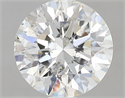 0.80 Carats, Round with Excellent Cut, G Color, I1 Clarity and Certified by GIA
