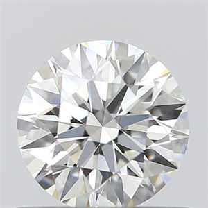 Picture of 0.56 Carats, Round with Excellent Cut, I Color, VVS1 Clarity and Certified by GIA