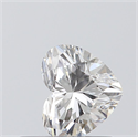 0.50 Carats, Heart E Color, IF Clarity and Certified by GIA
