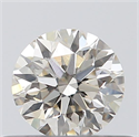 0.40 Carats, Round with Excellent Cut, L Color, VVS1 Clarity and Certified by GIA