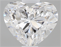 0.56 Carats, Heart D Color, VS1 Clarity and Certified by GIA