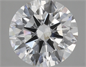 Del inventario de diamantes de laboratorio, 3.32 quilates, Redondo , Color G, claridad vvs2 y certificado GIA