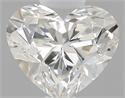 0.40 Carats, Heart H Color, VVS2 Clarity and Certified by GIA