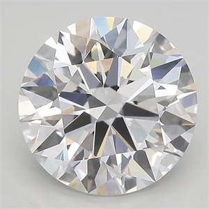 Foto Del inventario de diamantes de laboratorio, 3.37 quilates, Redondo , Color E, claridad vvs2 y certificado IGI de