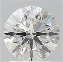 Lab Created Diamond 1.88 Carats, Round with Ideal Cut, G Color, VS1 Clarity and Certified by IGI