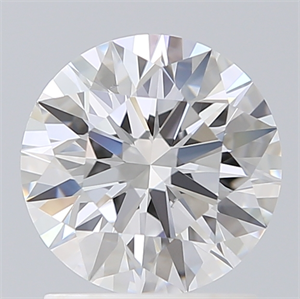 Picture of Lab Created Diamond 1.52 Carats, Round with Ideal Cut, E Color, VS1 Clarity and Certified by IGI