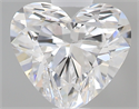 0.41 Carats, Heart E Color, IF Clarity and Certified by GIA