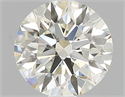 0.53 Carats, Round with Excellent Cut, L Color, IF Clarity and Certified by GIA