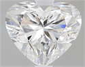 1.04 Carats, Heart E Color, IF Clarity and Certified by GIA