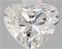 0.41 Carats, Heart G Color, VVS2 Clarity and Certified by GIA