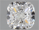 0.43 Carats, Cushion F Color, VVS1 Clarity and Certified by GIA