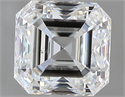 0.91 Carats, Asscher F Color, VS2 Clarity and Certified by GIA