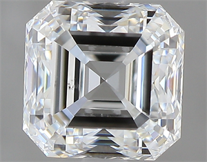 Picture of 0.91 Carats, Asscher F Color, VS2 Clarity and Certified by GIA