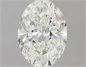 0.61 Carats, Oval I Color, SI1 Clarity and Certified by GIA