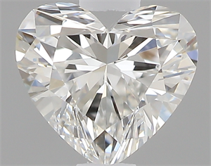 Picture of 0.42 Carats, Heart F Color, VVS2 Clarity and Certified by GIA
