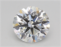 Lab Created Diamond 1.27 Carats, Round with Ideal Cut, E Color, VS1 Clarity and Certified by IGI