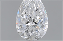 1.00 Carats, Pear D Color, VVS1 Clarity and Certified by GIA
