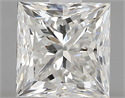 0.90 Carats, Princess I Color, VVS1 Clarity and Certified by GIA