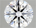 Lab Created Diamond 2.23 Carats, Round with ideal Cut, E Color, vvs2 Clarity and Certified by IGI
