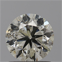 1.00 Carats, Round with Very Good Cut, L Color, I1 Clarity and Certified by GIA